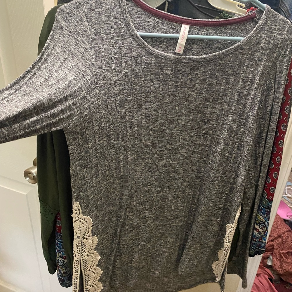 Gray long sleeve